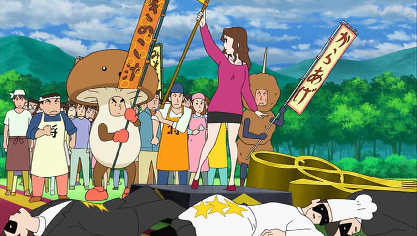 《蜡笔小新：超级美味B级美食大逃亡》海报第9张图片